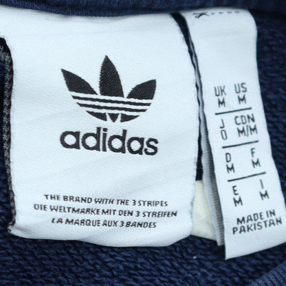 Adidas Men's Blue Crew Neck Pullover Sweatshirt Size M