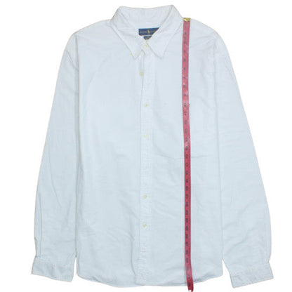 Ralph Lauren Men’s White Slim Fit Oxford Button-Down Shirt 2XL
