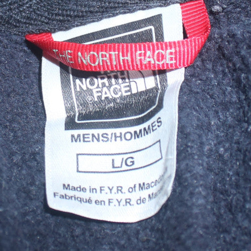 The North Face Mens Grey Pullover Hoodie L Regular Fit Fleece