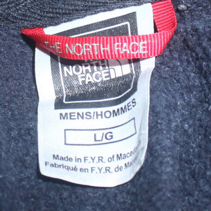The North Face Mens Grey Pullover Hoodie L Regular Fit Fleece
