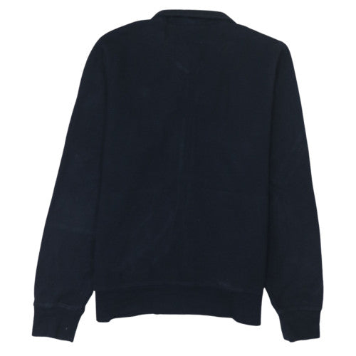 Diesel Men's Black XL Full Zip Track Jacket - Cotton Blend