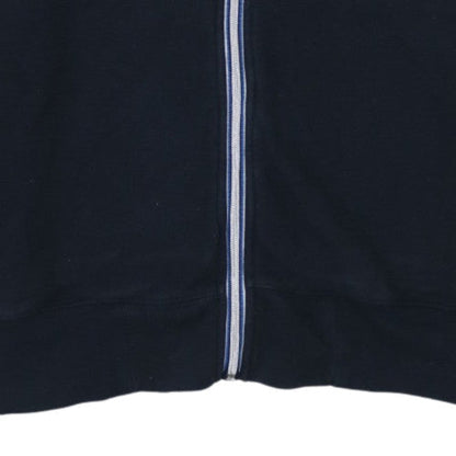 Diesel Men's Black XL Full Zip Track Jacket - Cotton Blend
