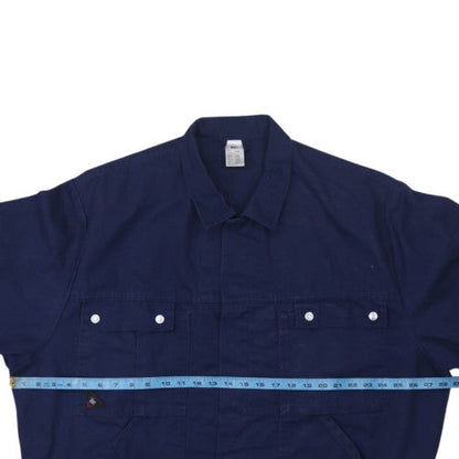 BP Men's Blue Cotton Workwear Jacket 3XL Regular Fit