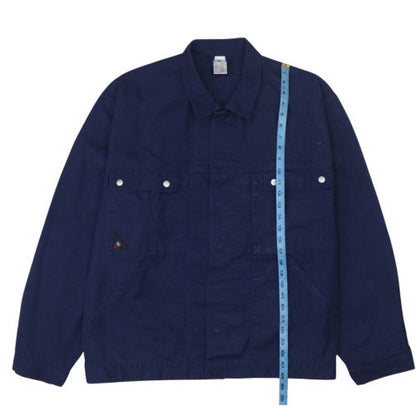 BP Men's Blue Cotton Workwear Jacket 3XL Regular Fit
