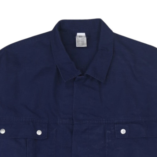 BP Men's Blue Cotton Workwear Jacket 3XL Regular Fit