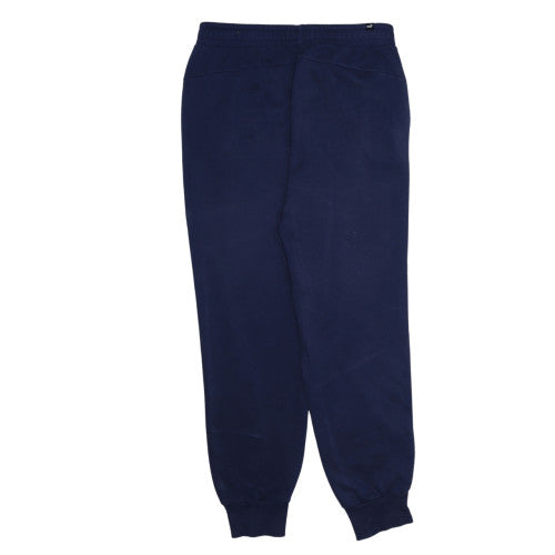 Puma Men's Blue Regular Fit Sweatpants Size L