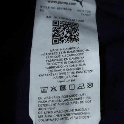 Ralph Lauren Men's Blue Cotton 1/4 Zip Collared Sweatshirt L