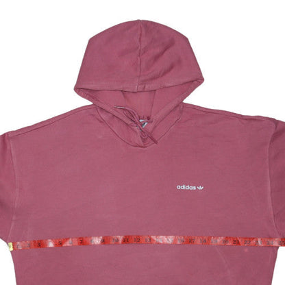 Adidas Women’s Pink Pullover Hoodie Size L Cotton Casual