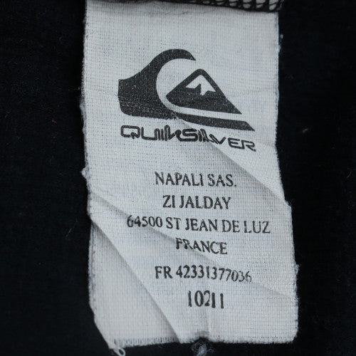 Quiksilver Men's Black Fleece Pullover Jumper Size XL