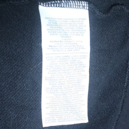 Nike Womens Black 2XL Full Zip Hoodie Sweatshirt with Logo