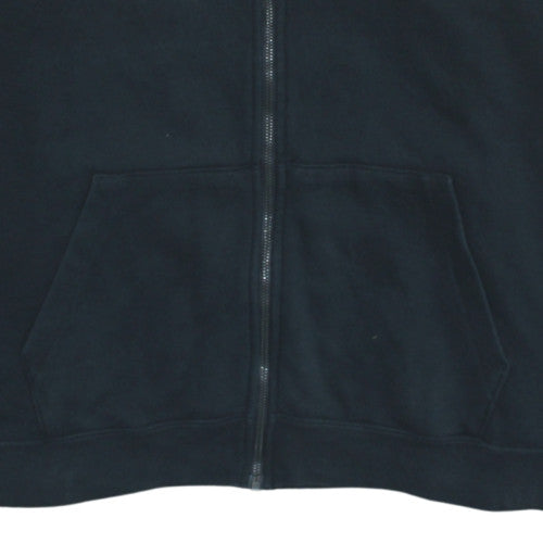 Nike Womens Black 2XL Full Zip Hoodie Sweatshirt with Logo