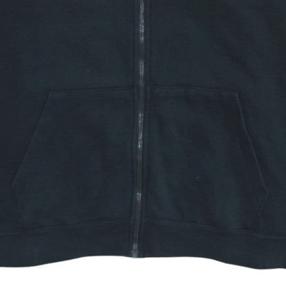 Nike Womens Black 2XL Full Zip Hoodie Sweatshirt with Logo