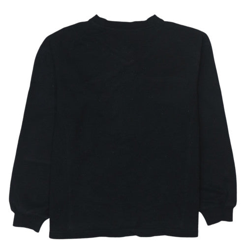 FILA Men's Black Medium Pullover Sweatshirt Crew Neck Logo