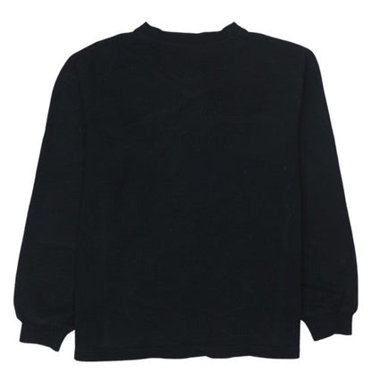 FILA Men's Black Medium Pullover Sweatshirt Crew Neck Logo