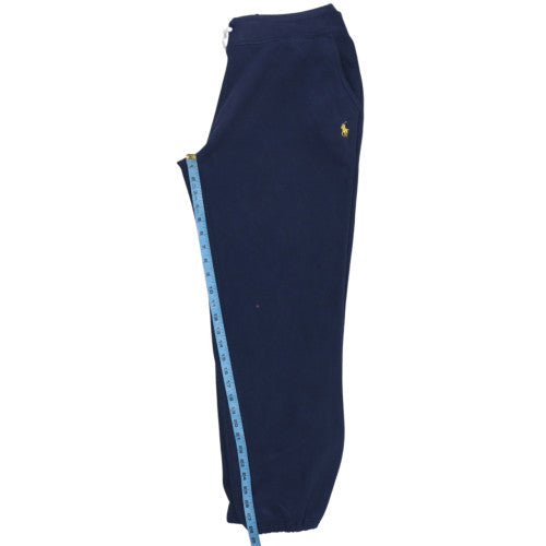 Polo Ralph Lauren Men's Blue Jogger Trousers Size M Fleece