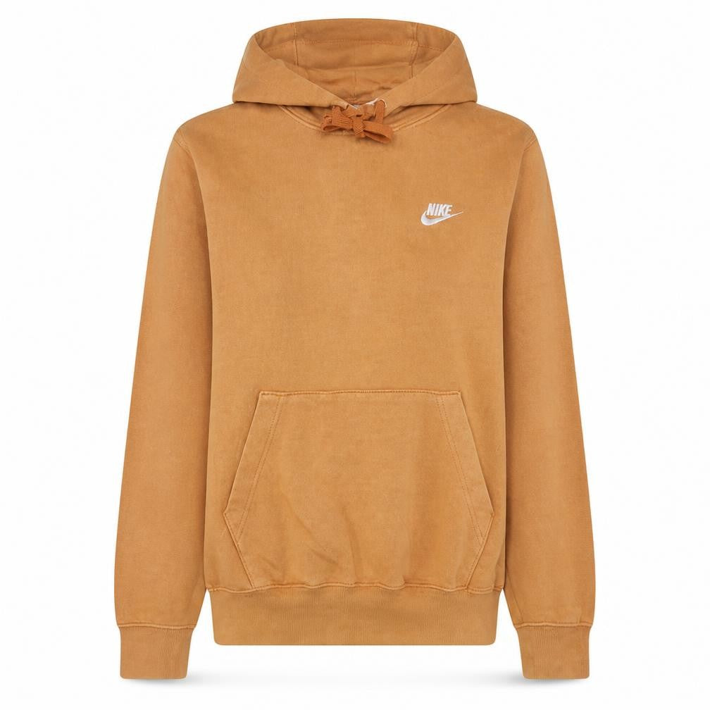 Nike Womens Orange XS Pullover Hoodie Cotton Blend Casual