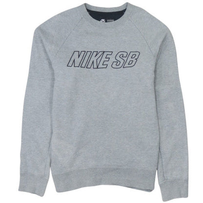 Nike SB Men's Grey Pullover Crew Neck Sweatshirt Size L
