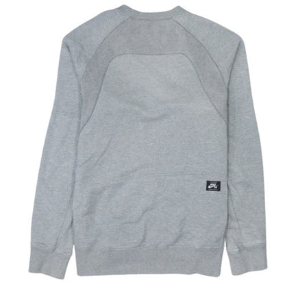 Nike SB Men's Grey Pullover Crew Neck Sweatshirt Size L