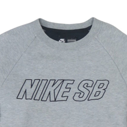 Nike SB Men's Grey Pullover Crew Neck Sweatshirt Size L
