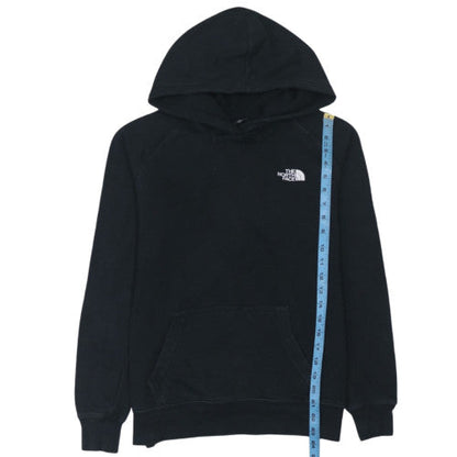 The North Face Womens Black Pullover Hoodie Size S Cotton Blend