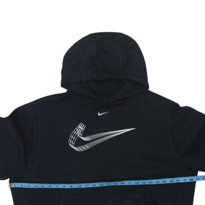 Nike Women's Black XL Pullover Hoodie with Silver Graphic Logo