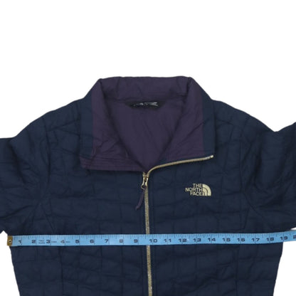 The North Face Women's Blue Quilted Lightweight Jacket Size M
