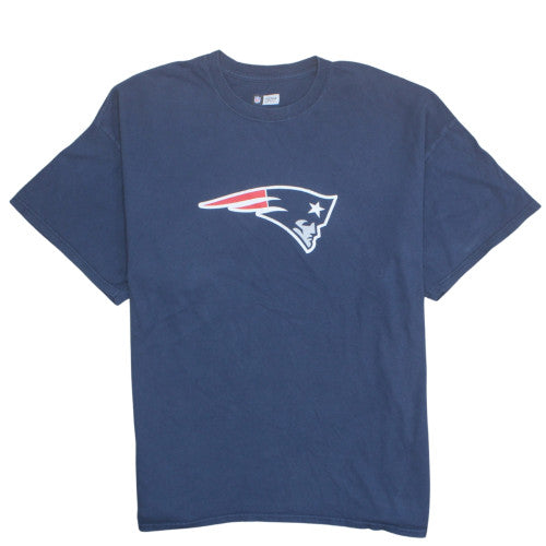 NFL Team Apparel Men's Navy Blue 2XL Crew Neck Graphic T-Shirt