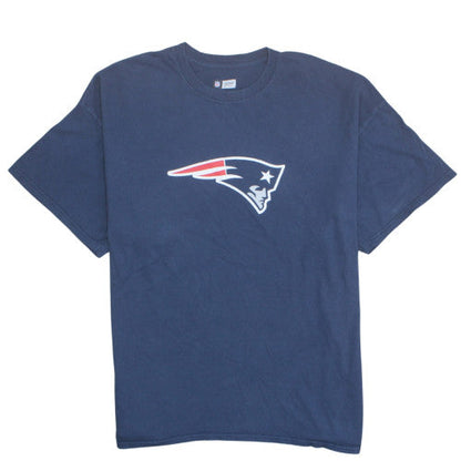 NFL Team Apparel Men's Navy Blue 2XL Crew Neck Graphic T-Shirt