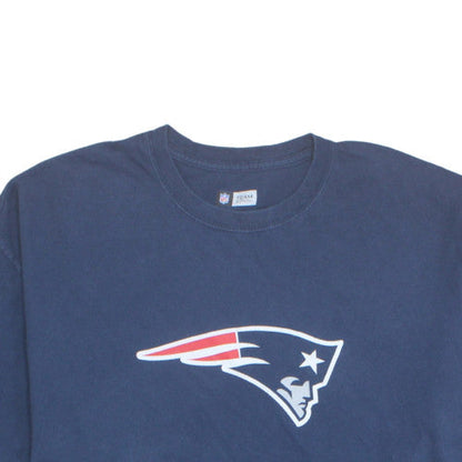 NFL Team Apparel Men's Navy Blue 2XL Crew Neck Graphic T-Shirt