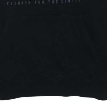 True Religion Men's Black Pullover Hoodie S Graphic Print Music