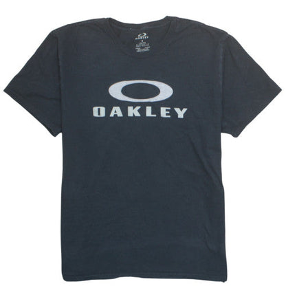 Oakley Mens Black 2XL Regular Fit Cotton Logo T-Shirt