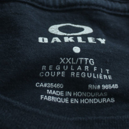Oakley Mens Black 2XL Regular Fit Cotton Logo T-Shirt