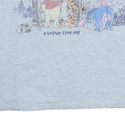 Disney Women’s Grey Winnie the Pooh Graphic T-Shirt XL