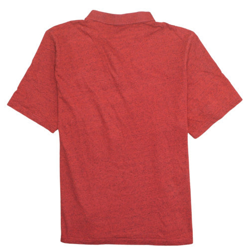 Puma Men's Red Short Sleeve Polo Shirt Size L Classic Fit