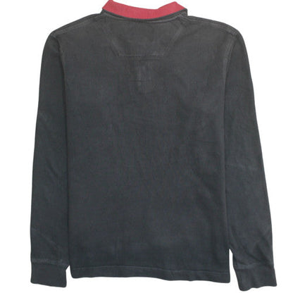 Timberland Earthkeepers Men's Black Red 1/4 Zip Sweatshirt Size S Regular Fit