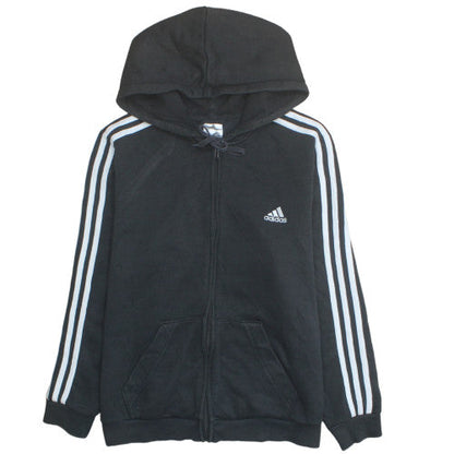 Adidas Mens Black Full Zip Hoodie XL Classic Sportswear