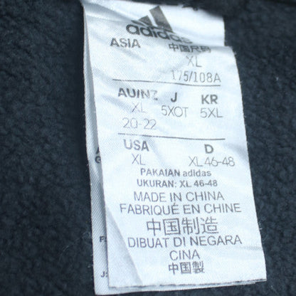 Adidas Mens Black Full Zip Hoodie XL Classic Sportswear