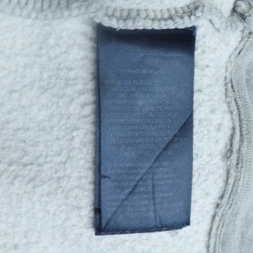 Tommy Hilfiger Mens Grey Pullover Hoodie M Logo Classic Style