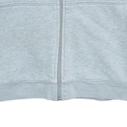 Nike Boys Grey Full Zip Hoodie Size L (12-13 Years) Fleece Sweatshirt