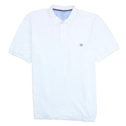 Chaps Men's White 3XLT Cotton Polo Shirt Classic Fit
