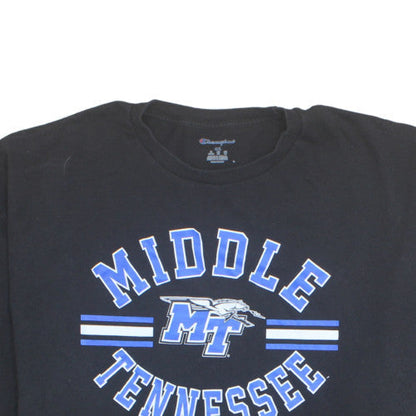 Champion Men's Black 3XL Middle Tennessee Graphic T-Shirt