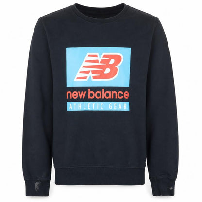 New Balance Men's Black M Pullover Sweatshirt Graphic Print