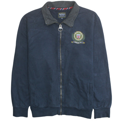 Barbour Men's Blue 2XL Basic Full Zip Polo Club Jacket