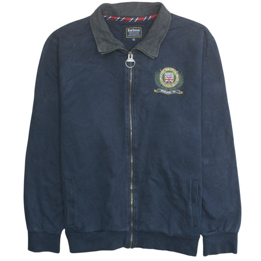 Barbour Men's Blue 2XL Basic Full Zip Polo Club Jacket
