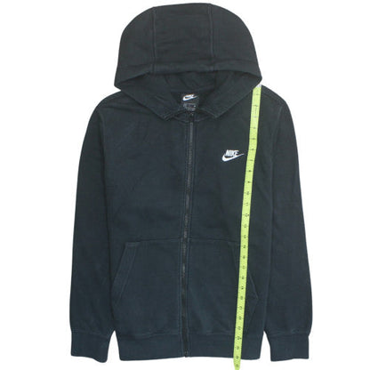 Nike Men's Black Full Zip Hoodie Size S Fleece Sweatshirt
