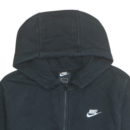 Nike Men's Black Full Zip Hoodie Size S Fleece Sweatshirt