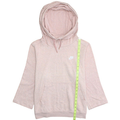 Nike Girls Pink Pullover Hoodie 12 Years Hooded Fleece Sweatshirt