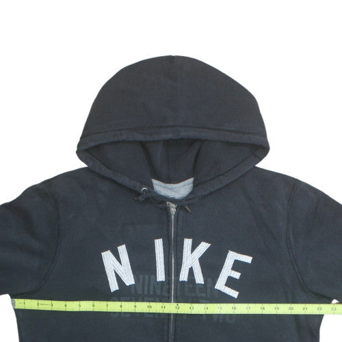 Nike Men's Black Full Zip Hoodie Size M Fleece Sportswear