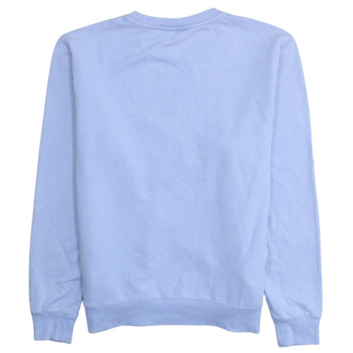 Fila Womens Light Blue L Sweatshirt Crew Neck Pullover Casual