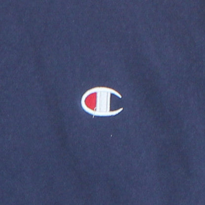 Champion Men's Blue Pullover Hoodie M Classic Reverse Weave